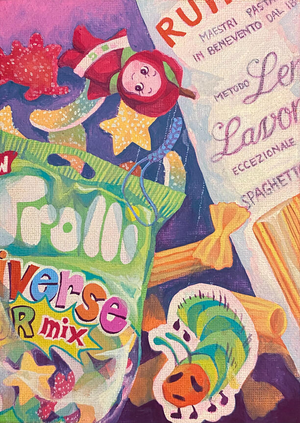 Gouache on canvas (2023)