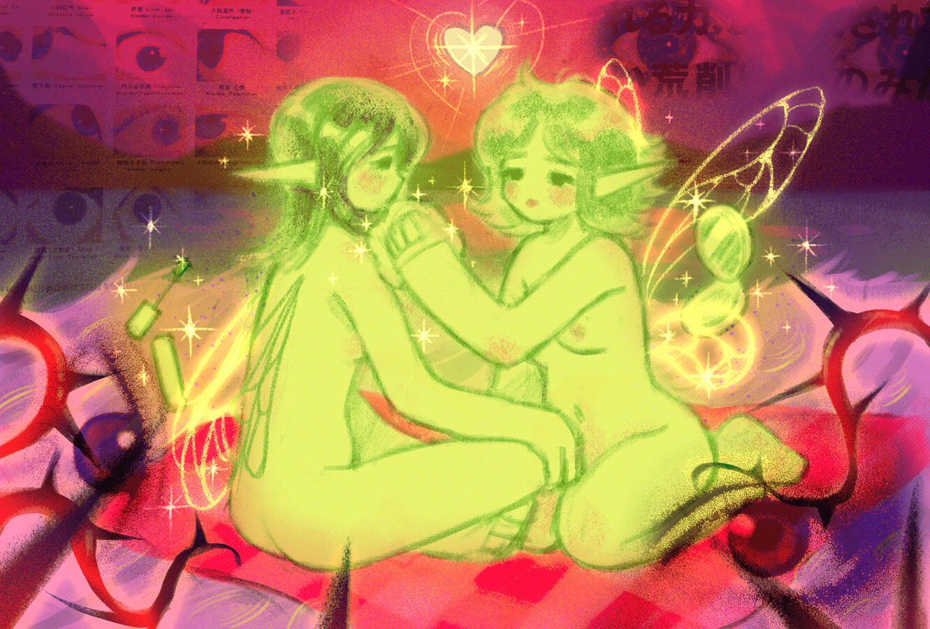 more color adjustments &amp; collage &amp; added paper textures